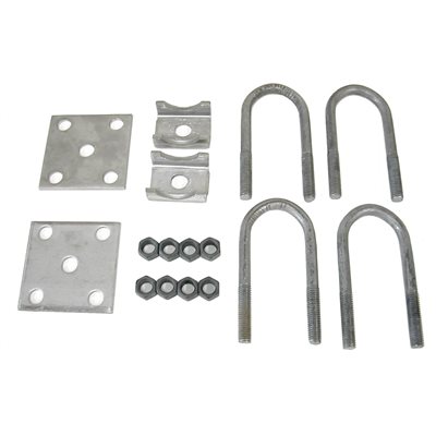 3"X7" ROUND "U BOLT" KIT FOR 2" SPRING