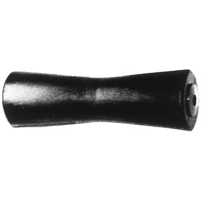 18" BLACK KEEL ROLLER WITH BUSHING